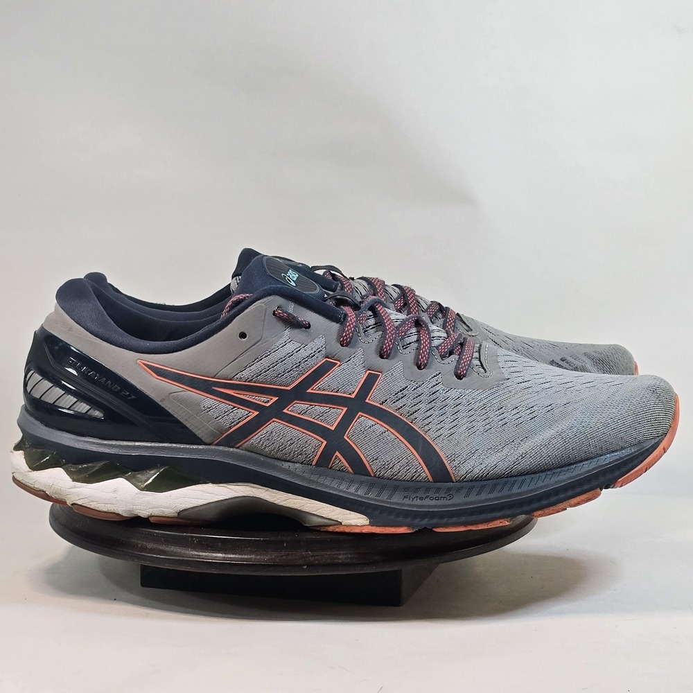 Asics Gel Kayano 27 Shoes Mens Size 14 Running FlyteFoam Sneakers 1011A767